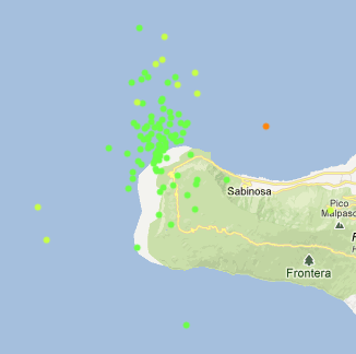 Epicenter image courtesy AVCAN Canary Islands