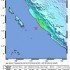 Shaking map Bengkulu October 30 2011 earthquake - image courtesy USGS