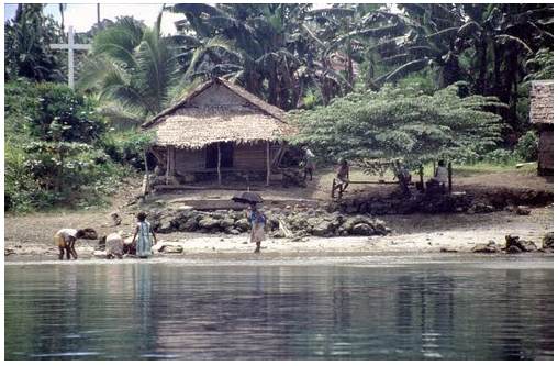 Santa Cruz Islands typical house