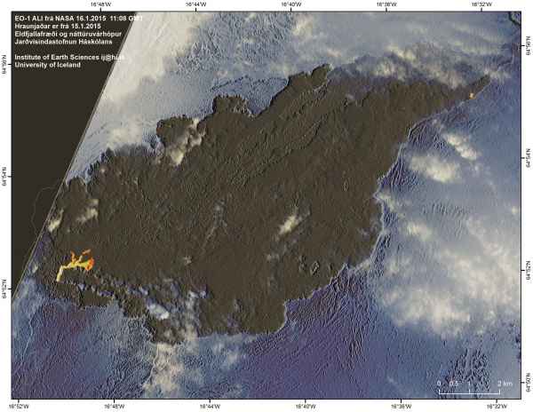 NASA EO-1 ALI Satellite image acquired 16 January 2015 at 11:08.