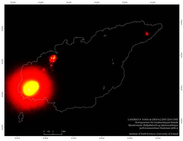 Image courtesy of USGS, NASA, and the Institute of Earth Sciences.