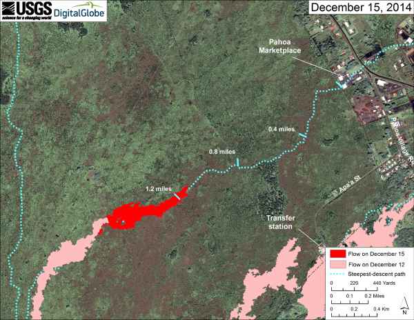 Map updated on December 15 (Hawaii time). Courtesy of USGS.