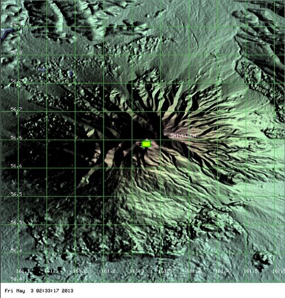 Sheveluch_MODIS_Hotspots_20130503