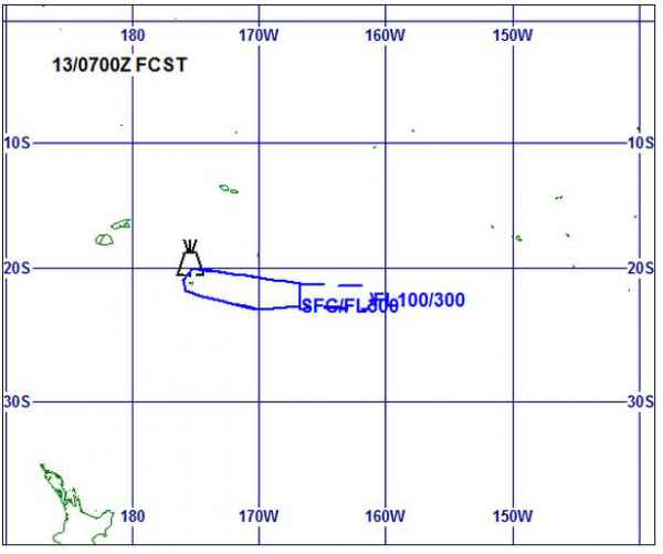 Courtesy of Wellington VAAC and Metservice.