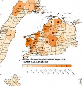 760 Injured People (NDRRMC) - James Daniell/CATDAT 27.10.2013