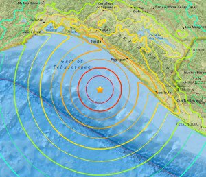 Deadly earthquake off the coast of Chiapas, Mexico - At least 97people killed - all Tsunami threats cancelled