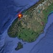 Strong earthquake below the coast of the Southern part of the South Island, New Zealand - August 12, 2019